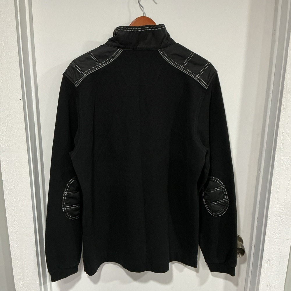 Codice Sweater, 1/4 Zip Tactical Commando Sweater W/ Elbow Pads, Black, XXL / 58